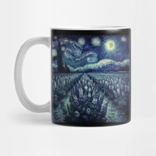 Enchanted Flower Garden Night: Veronica Starry Floral Mug